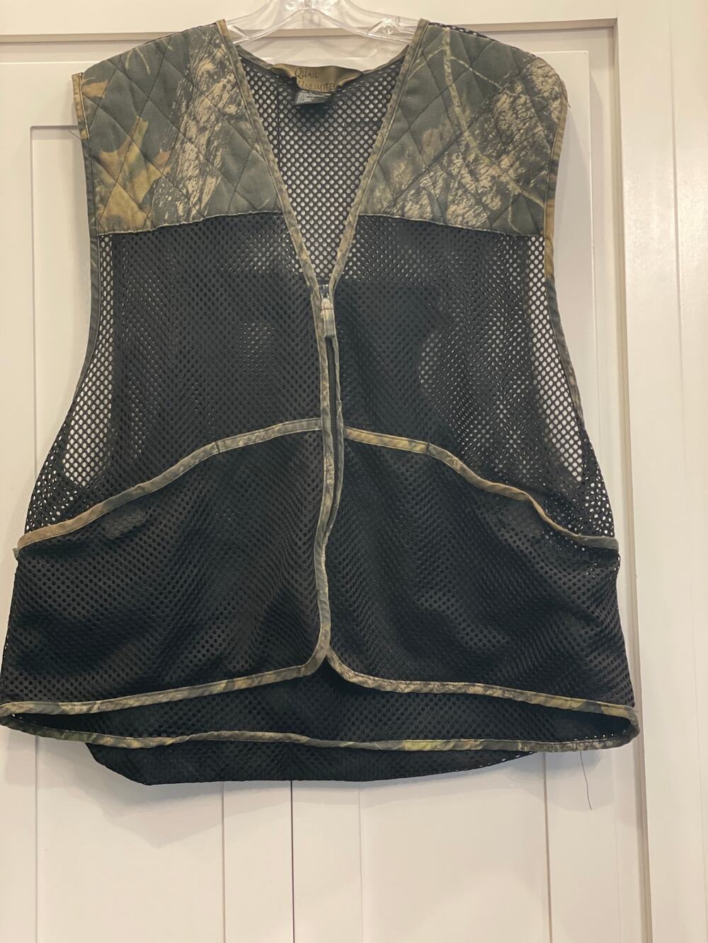 Quail Unlimited Vest, camo/mesh XL